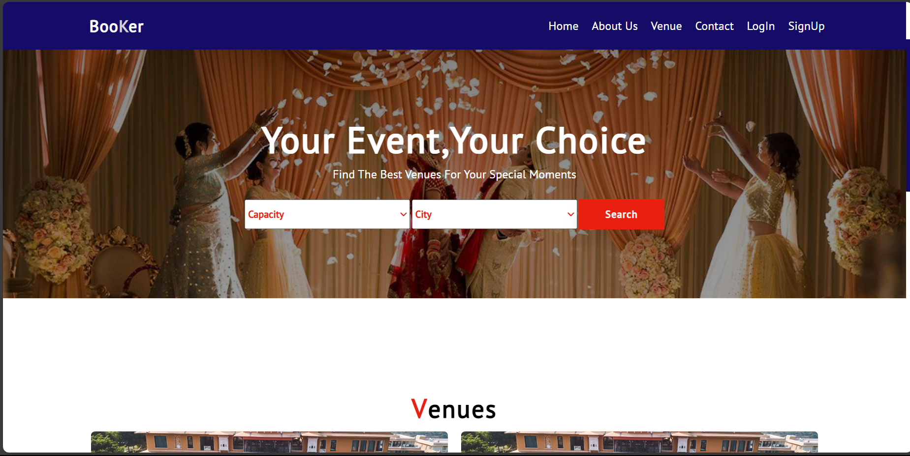 Venue Booking System